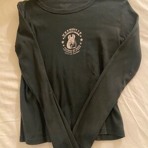 Brandy Melville long sleeve black Nashville top
